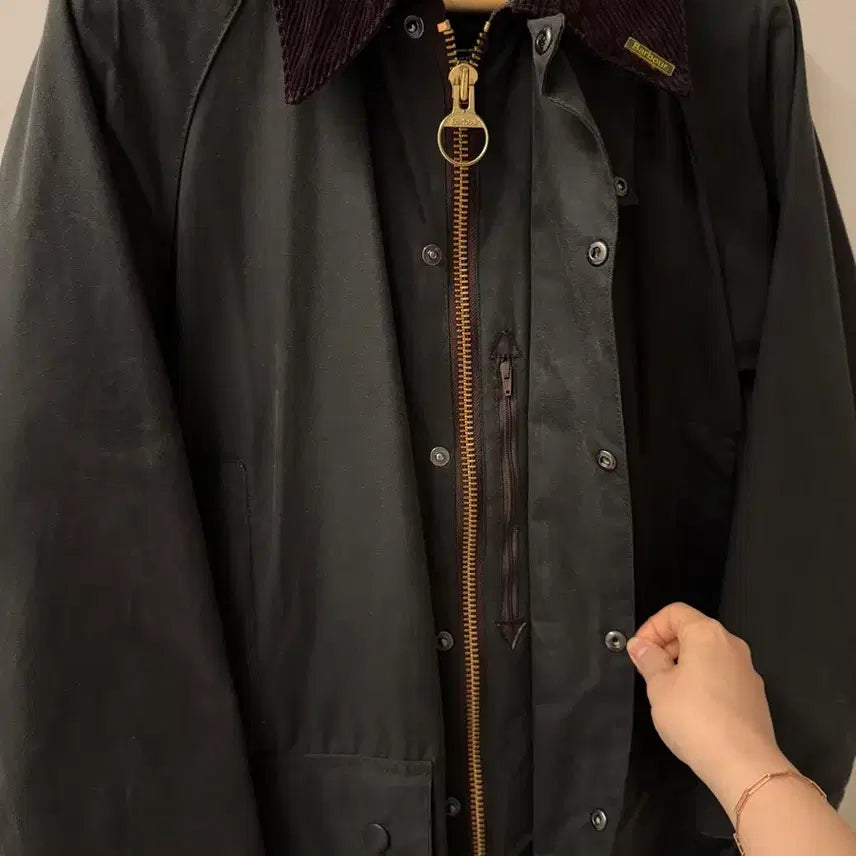 [BUNJANG] Barbour Beaufort Sage Jacket / 바버 뷰포트 세이지 34 (리왁싱, 상태양호)