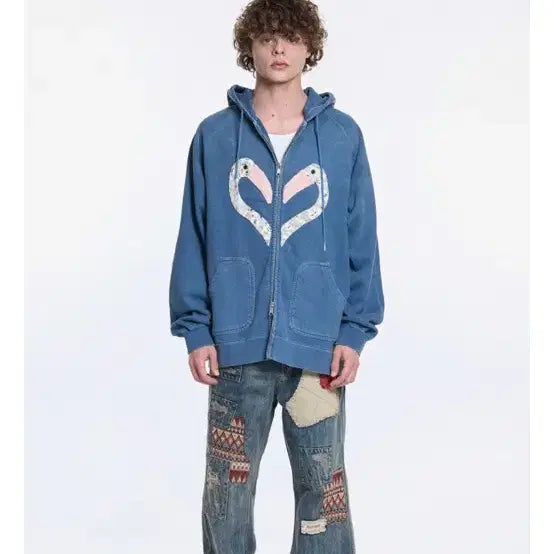 [BUNJANG] KUSSNERF Patch Jeans Size 1 / 쿠스너프 패치진 1사이즈