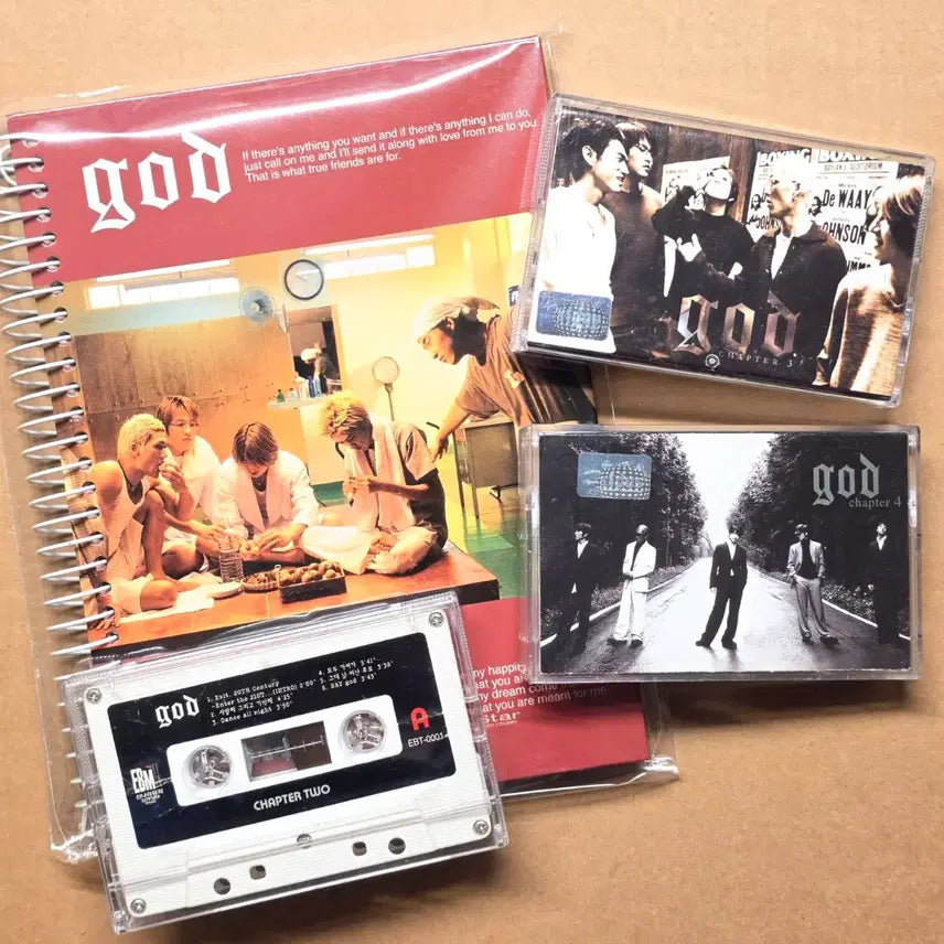 [BUNJANG] g.o.d 3rd &amp; 4th Album Cassette Tapes / god 지오디 3집, 4집 테이프
