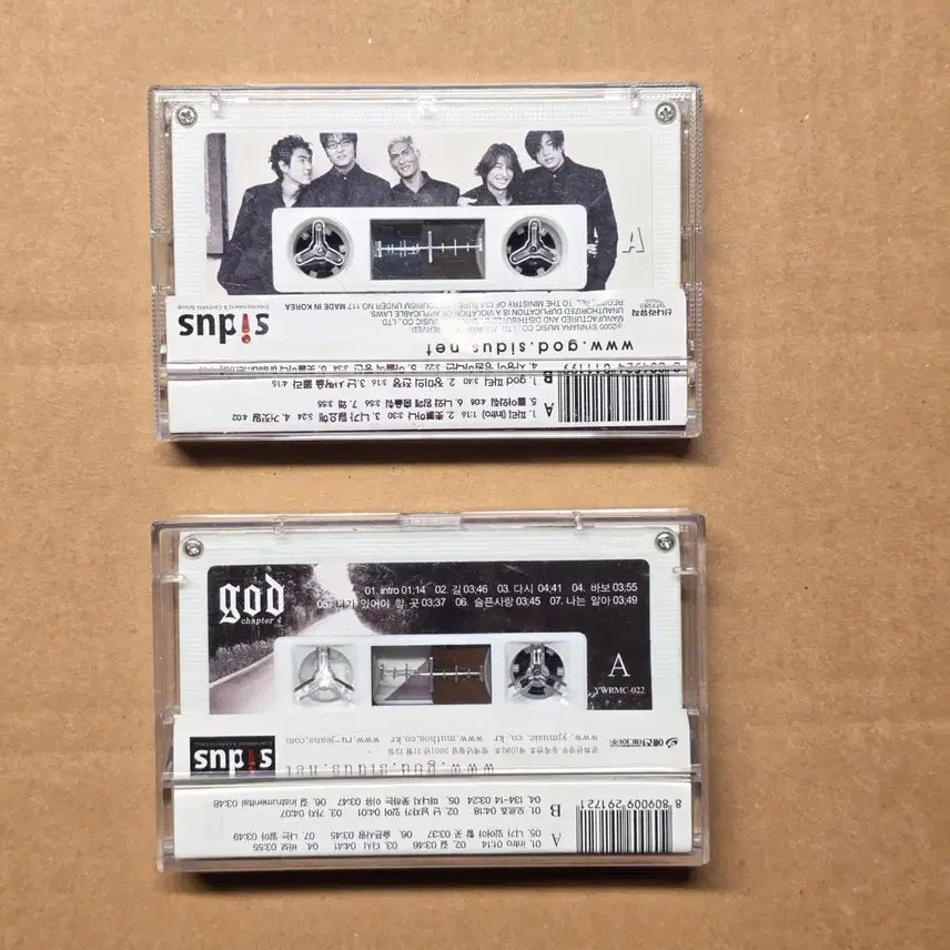 [BUNJANG] g.o.d 3rd &amp; 4th Album Cassette Tapes / god 지오디 3집, 4집 테이프