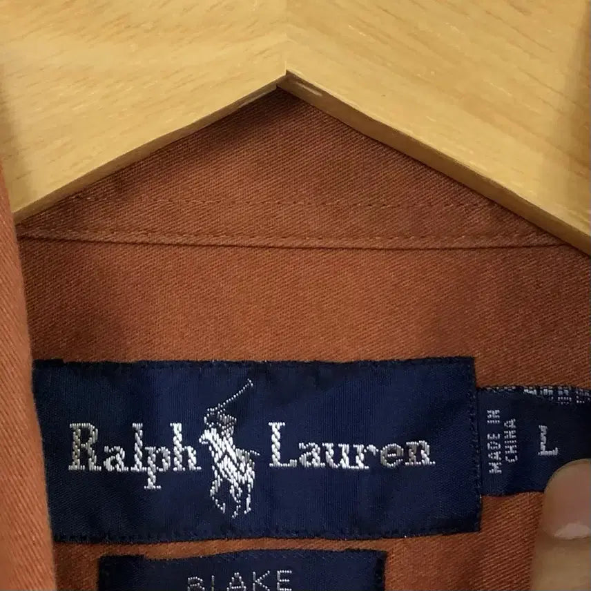 [BUNJANG] Polo Ralph Lauren Solid Cotton Shirt / L 폴로 솔리드코튼 셔츠