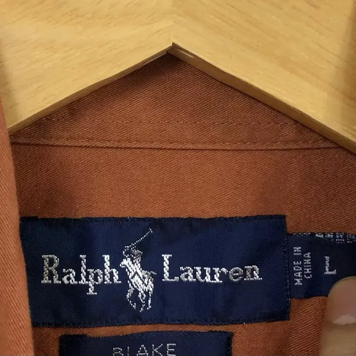 [BUNJANG] Polo Ralph Lauren Solid Cotton Shirt / L 폴로 솔리드코튼 셔츠