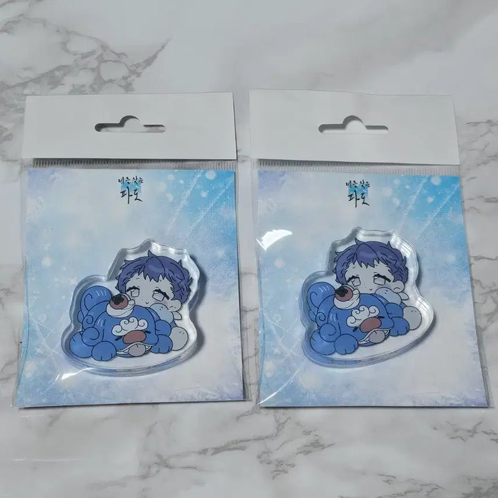 [BUNJANG] Toonique Finding Waves Bang Wool Mini Acrylic - Seoul Ver. / 투니크 너를찾는파도 너찾파 방울이 미니 아크릴 서울ver.