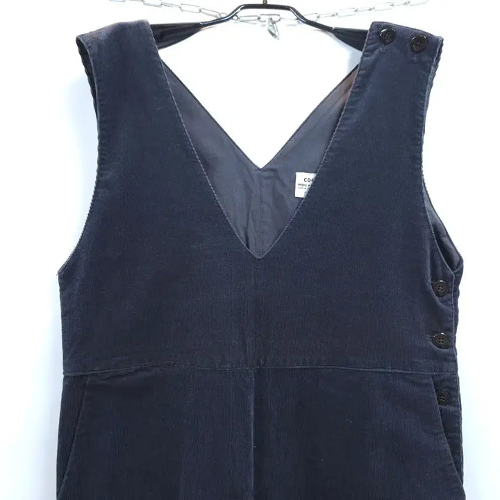 [BUNJANG] COEN Cotton Corduroy Wide Jumpsuit / COEN 코엔 코튼 코듀로이 와이드 점프수트 골덴 멜빵바지 C493