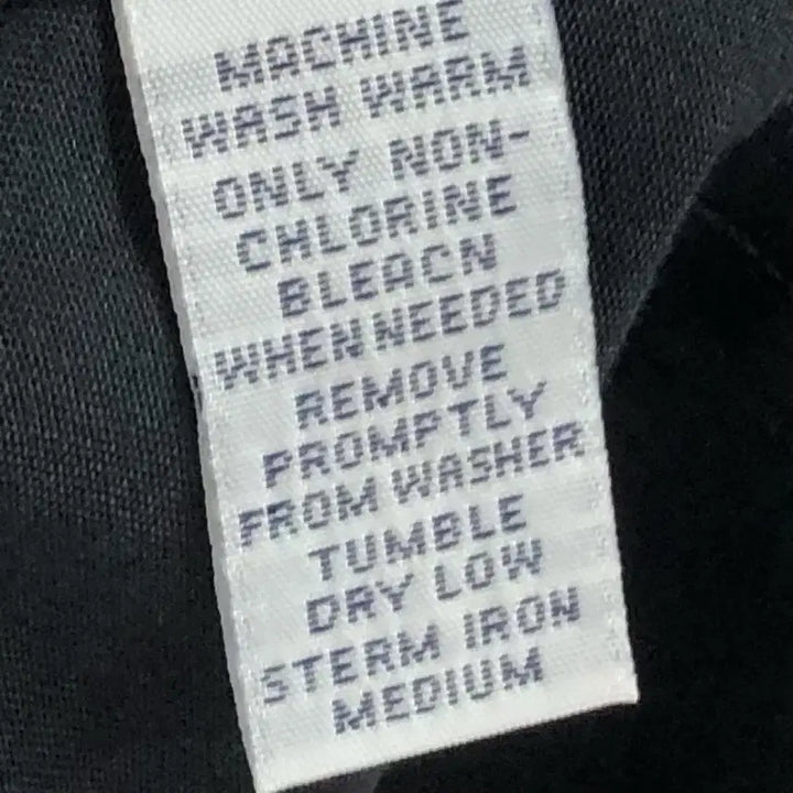 [BUNJANG] Polo Black Solid Cotton Shirt / 105 폴로 블랙 솔리드코튼 셔츠