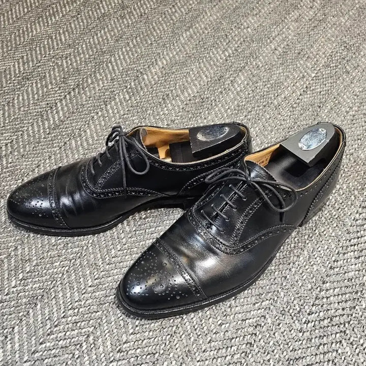 [BUNJANG] Crockett &amp; Jones Westfield Leather Half-Brogue Shoes UK 6.5 / 크로켓앤존스 웨스트필드 Uk6.5