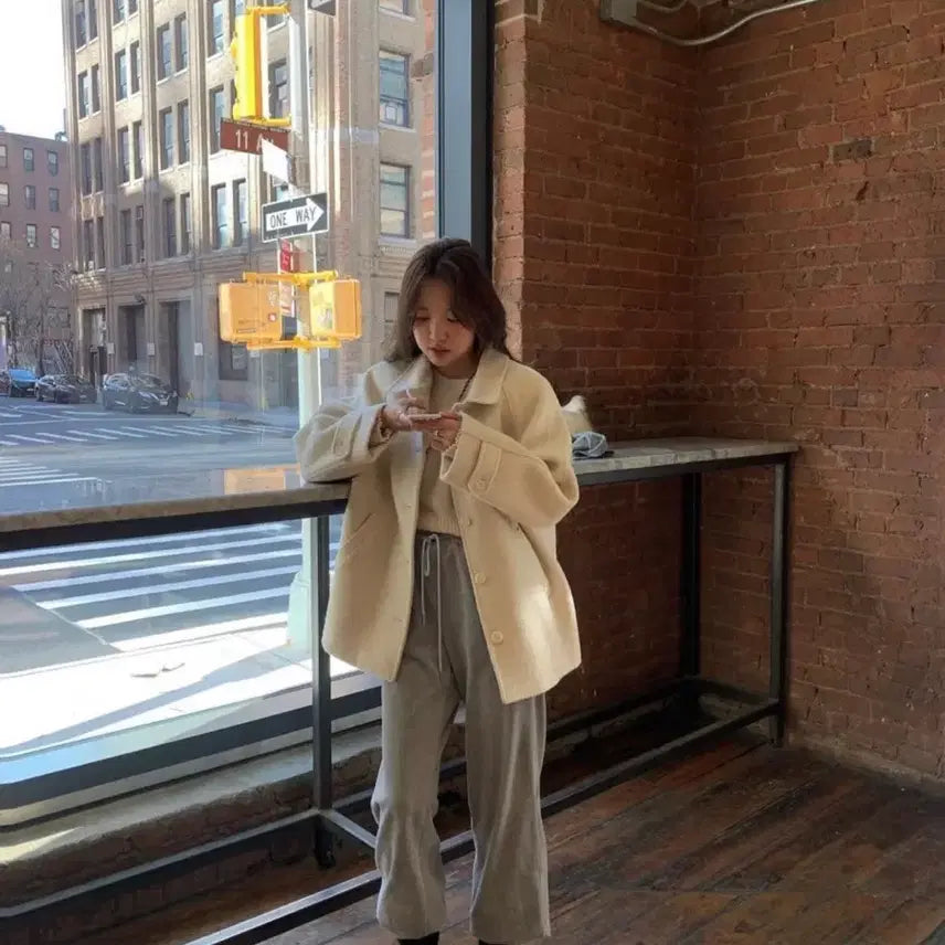 [BUNJANG] TANNAT ETO Alpaca Wool Half Coat / (택포) 타낫 에토 eto 알파카 울 하프 코트