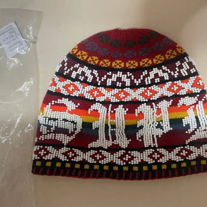 [BUNJANG] Supreme Beaded Beanie Red / 슈프림 비디드 비니 레드 - 25FW