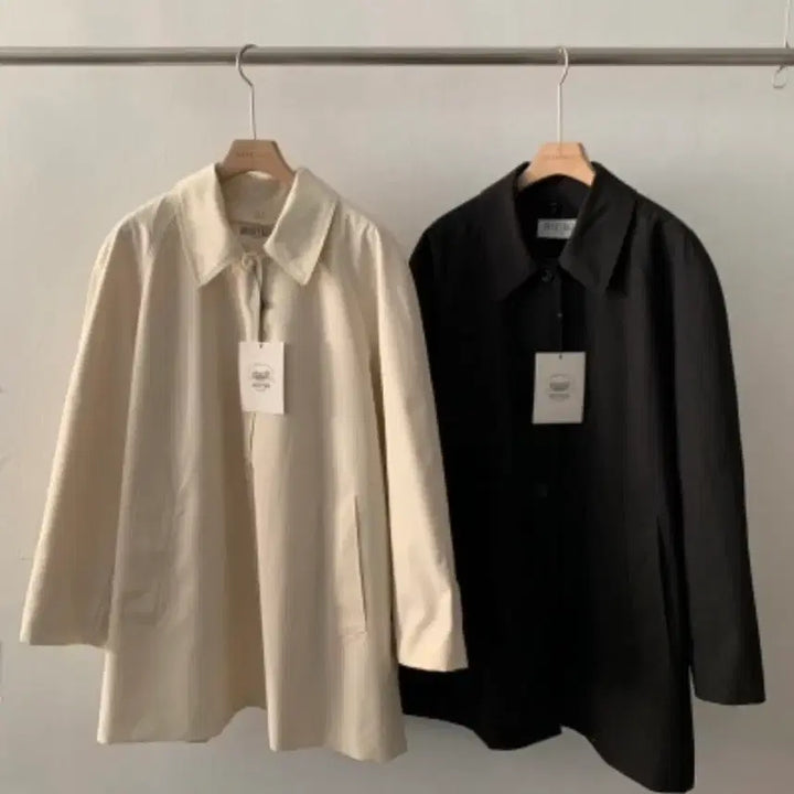 [SOLD OUT] 카라 탈부착 코트(블랙)