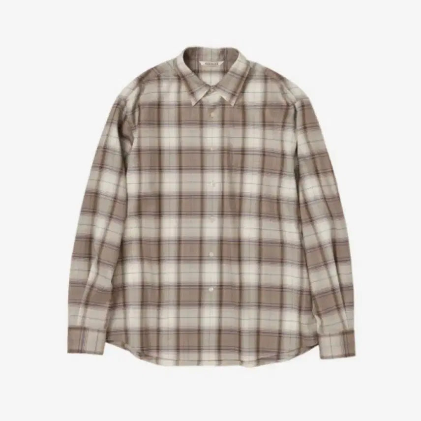 [BUNJANG] Auralee Super Light Wool Check Shirt / 5)오라리 23AW SUPER LIGHT 울체크 셔츠