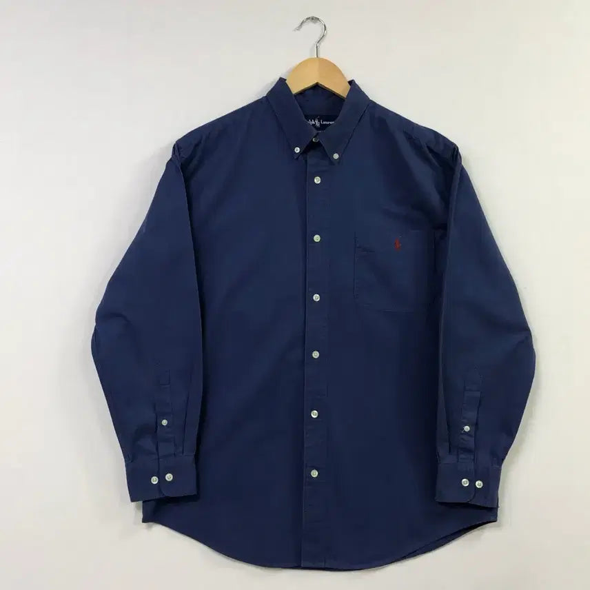 [BUNJANG] Polo Ralph Lauren Solid Cotton Shirt / L 폴로 솔리드코튼 셔츠