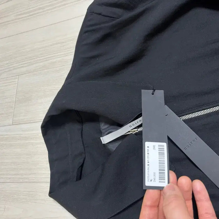 [BUNJANG] NOIRER Wool Silky Coach Blouson Black 52 / [NOIRER] 노이어 울 실키 코치 블루종 블랙 52