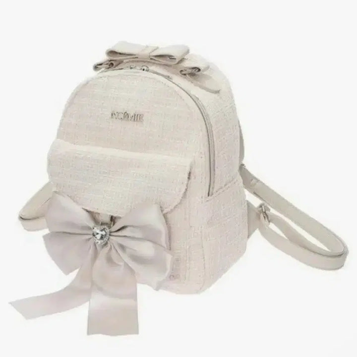[BUNJANG] NOEMIE Backpack / 노에미 NOEMIE 트위드 리본 백팩