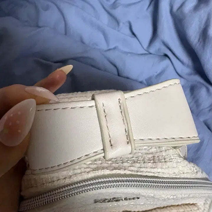 [BUNJANG] NOEMIE Backpack / 노에미 NOEMIE 트위드 리본 백팩