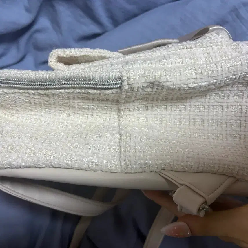 [BUNJANG] NOEMIE Backpack / 노에미 NOEMIE 트위드 리본 백팩