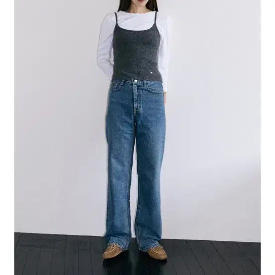[BUNJANG] Abam Home Classic Denim Pants Blue M Size / 아밤 홈 클래식 데님 팬츠 블루 M사이즈