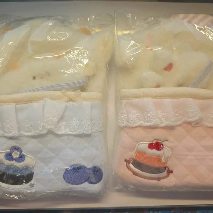 [BUNJANG] 10cm Doll Cake Blanket Set / 솜인형용 10cm 케이크 이불 2종 세트