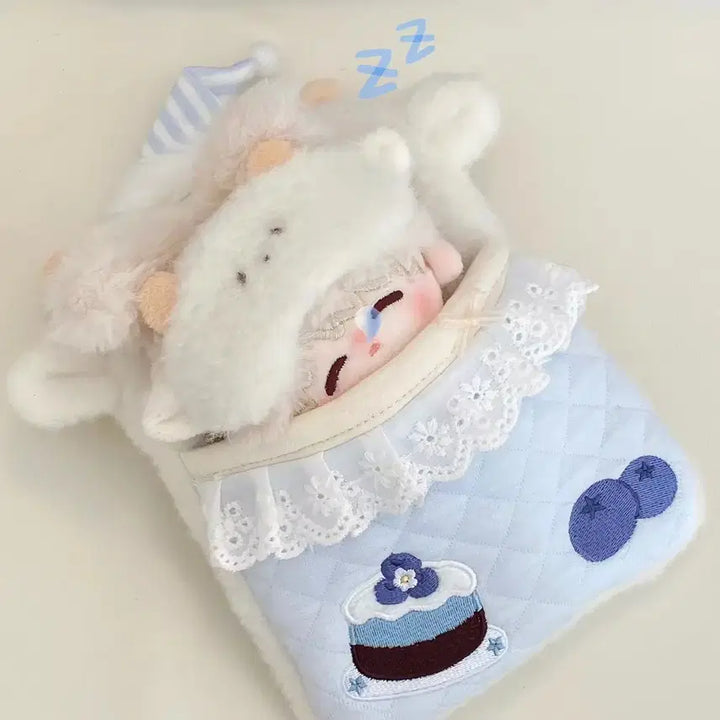 [BUNJANG] 10cm Doll Cake Blanket Set / 솜인형용 10cm 케이크 이불 2종 세트
