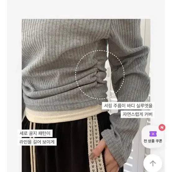 [BUNJANG] Attrangs Ribbed Halter Neck Off-Shoulder Top / (새상품)아뜨랑스 골지 홀터넥 오프숄더_차콜