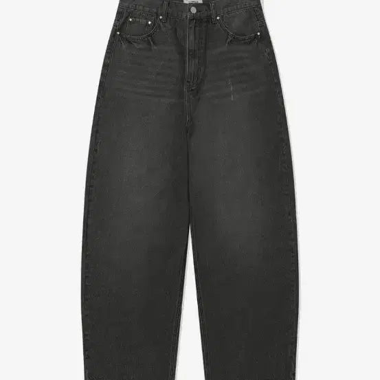 [BUNJANG] Filluminate Black Washed Denim Jeans / 필루미네이트 블랙 워시드 데님 청바지, 흑청