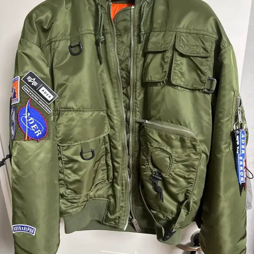 [BUNJANG] Alpha Industries Ader Error MA-1 Bomber Jacket / 알파인더스트리 아더에러 콜라보 ma1