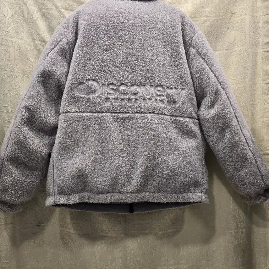 [BUNJANG] Discovery Reversible Goose Down Padded Jacket Gray 95 / 디스커버리 양면 구스다운 패딩 95 회색