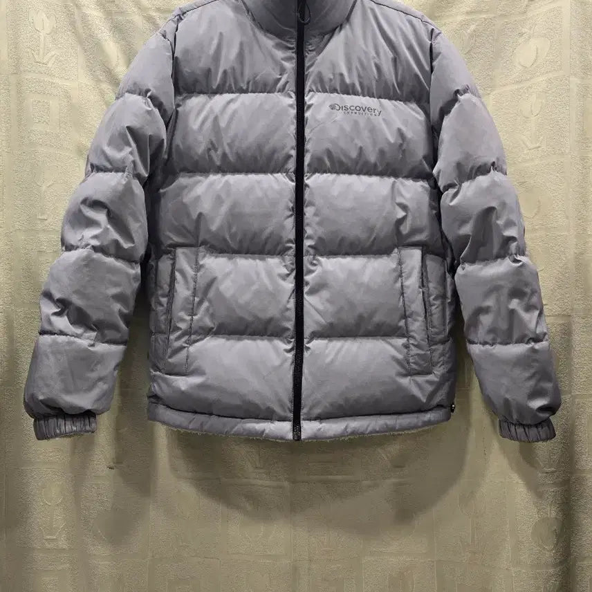 [BUNJANG] Discovery Reversible Goose Down Padded Jacket Gray 95 / 디스커버리 양면 구스다운 패딩 95 회색