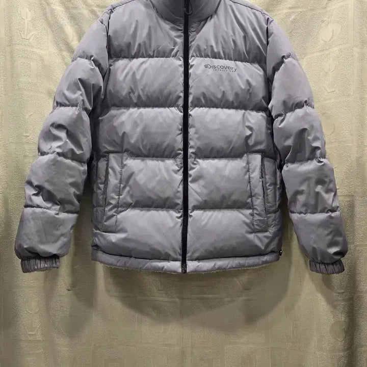 [BUNJANG] Discovery Reversible Goose Down Padded Jacket Gray 95 / 디스커버리 양면 구스다운 패딩 95 회색