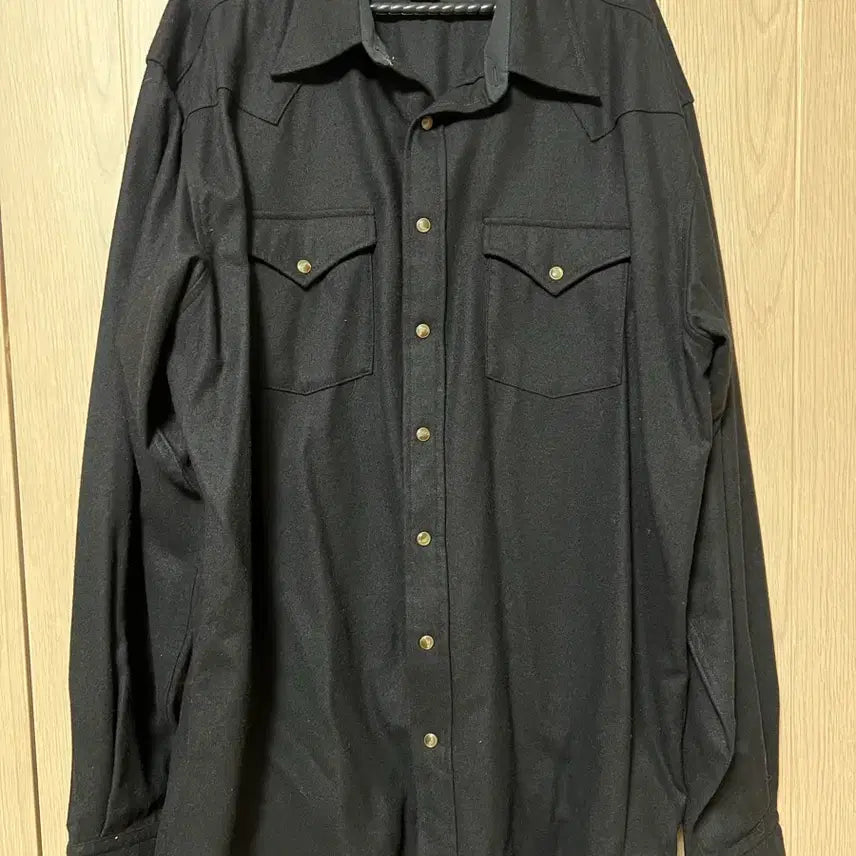 [BUNJANG] Pendleton Black Button-Down Western Wool Shirt XL / 펜들턴 블랙 버튼다운 웨스턴 울 셔츠 XL