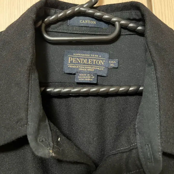[BUNJANG] Pendleton Black Button-Down Western Wool Shirt XL / 펜들턴 블랙 버튼다운 웨스턴 울 셔츠 XL