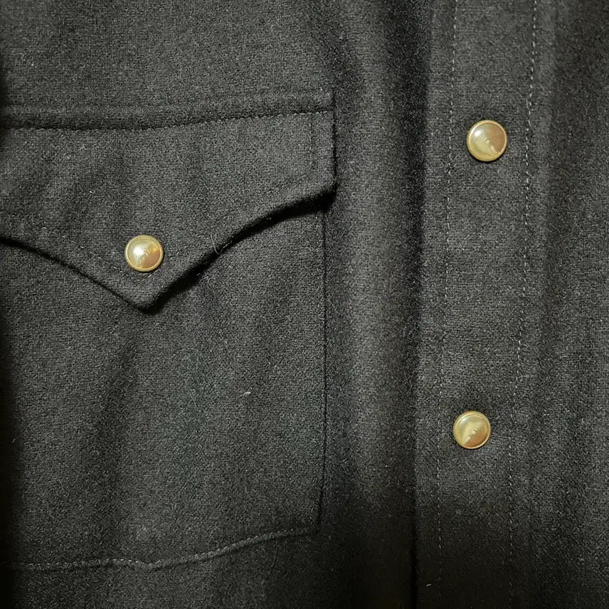 [BUNJANG] Pendleton Black Button-Down Western Wool Shirt XL / 펜들턴 블랙 버튼다운 웨스턴 울 셔츠 XL