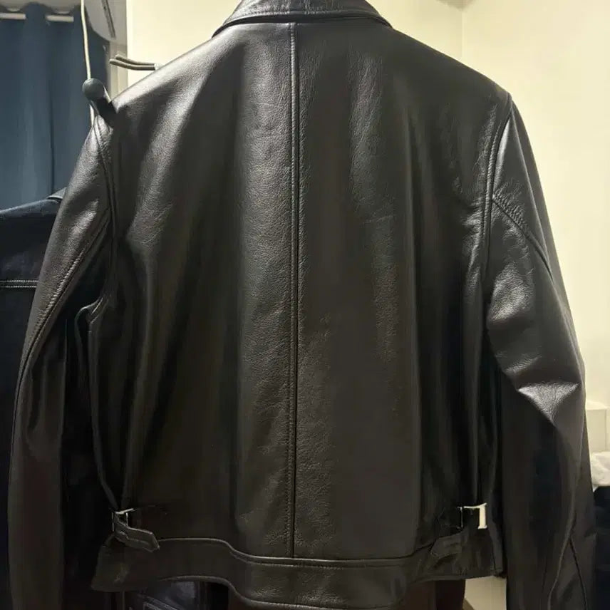 [BUNJANG] Andros Cowhide Leather Jacket (L Size) / 앤드로스 cowhide 소가죽 자켓 L사이즈 팝니다