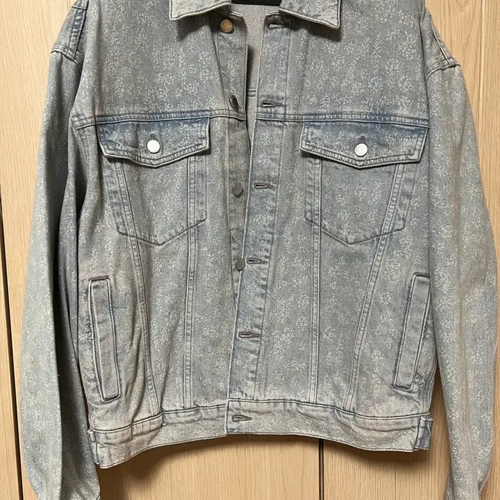 [BUNJANG] IRO Pattern Denim Wash Jacket M / 이로 IRO 패턴 데님 워싱 자켓 M
