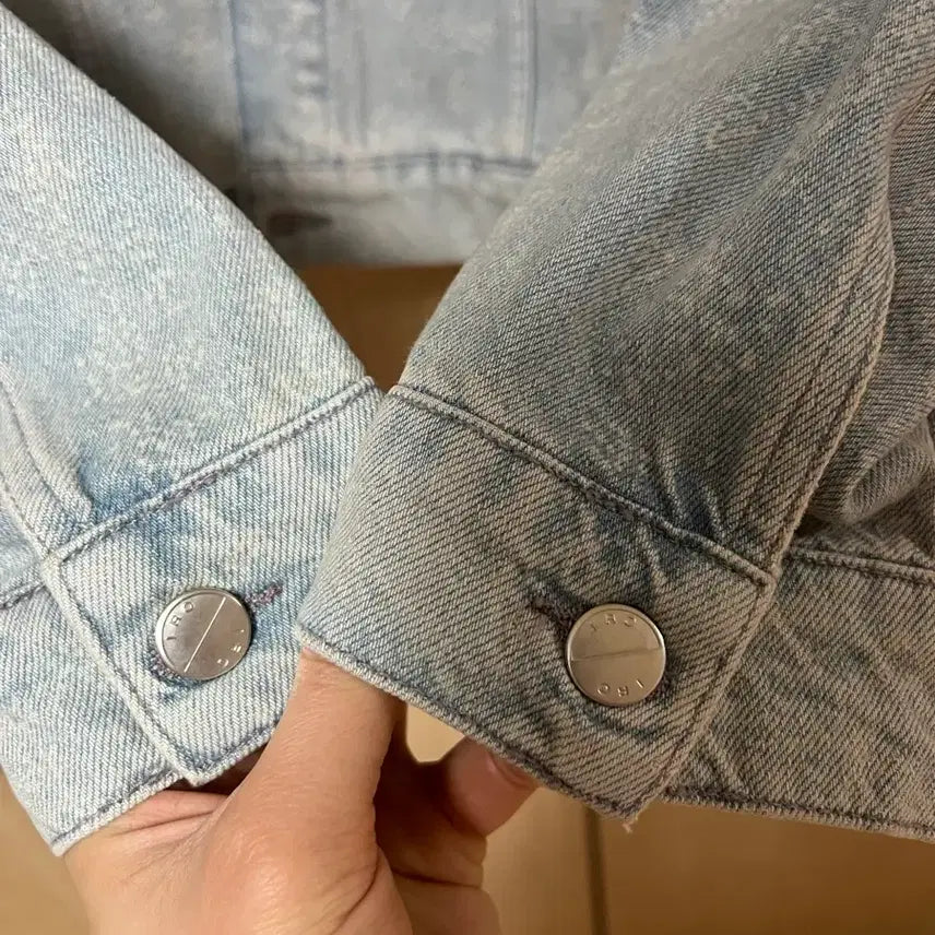 [BUNJANG] IRO Pattern Denim Wash Jacket M / 이로 IRO 패턴 데님 워싱 자켓 M