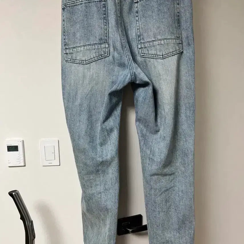 [BUNJANG] Roughside Drape Denim Light Blue Jeans / 러프사이드 드레이프 데님 라이트블루 2사이즈