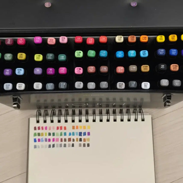 [BUNJANG] ShinHan Touch Marker A Set (60 Colors) / 신한 터치 마카 A세트 60색