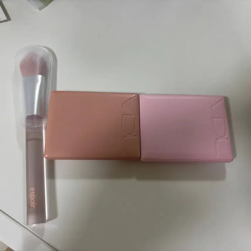 [BUNJANG] VDL Blusher Bouncing Peach, Flirting Pink + Espoir Blusher Brush / vdl 치크스테인블러셔 바운싱피치, 플러팅핑크 + 에스쁘아 블러셔 브러쉬