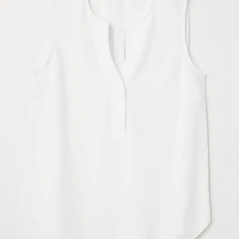 [BUNJANG] H&amp;M Sleeveless White Blouse / h&amp;m 민소매 화이트 블라우스