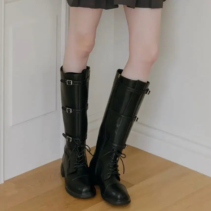 [BUNJANG] Elizabeth Stuart Long Boots / 엘리자베스 스튜어트 롱부츠 워커