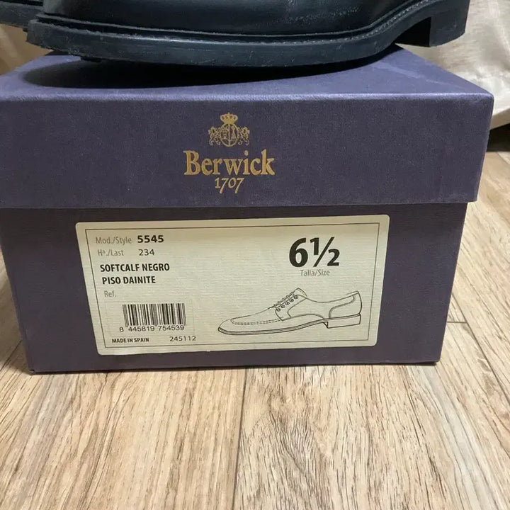 [BUNJANG] Berwick 5545 Shoes / 버윅 5545 255사이즈
