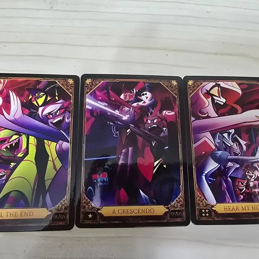 [BUNJANG] Hazbin Hotel Season 2 Trading Card Bundle Set / 해즈빈호텔 시즌2 트레이딩 카드 hear my hope 위주 일괄