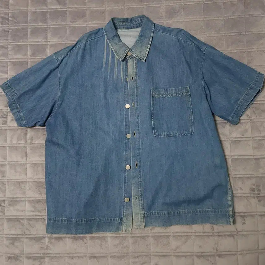 [BUNJANG] Nonefloor Summer Sunfade Shirt (L) / 논플로어 썸머 선페이드 셔츠 (L)