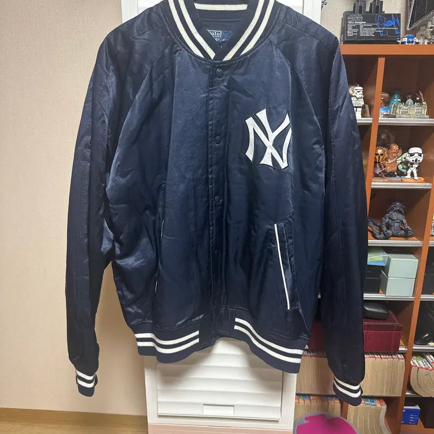 [SOLD OUT] 폴로랄프로렌 양키스 새틴 자켓 2XL사이즈 판매 710967439001