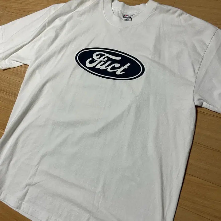 [SOLD OUT] Fuct 오발 로고 반팔티 XL