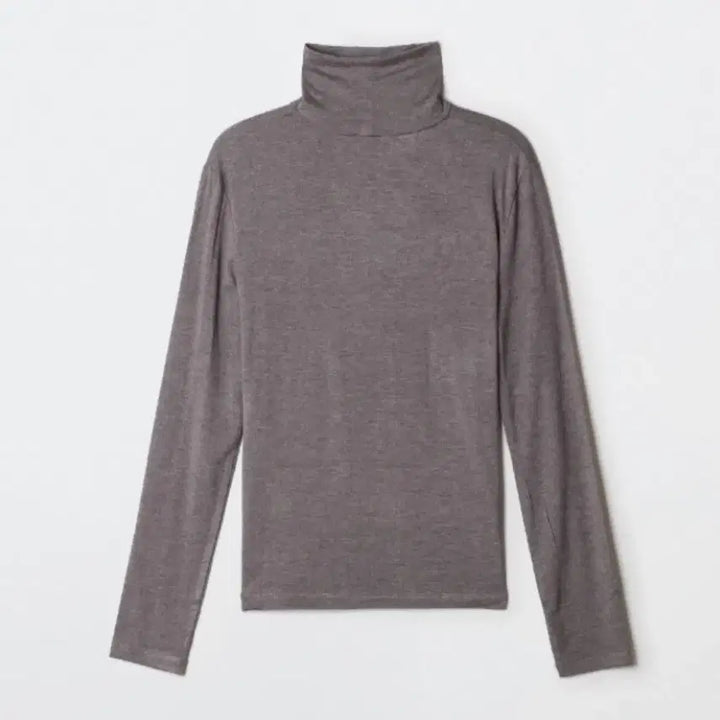 [BUNJANG] Spao Turtleneck Long Sleeve T-shirt Brown / 스파오 터틀넥 긴팔티 브라운