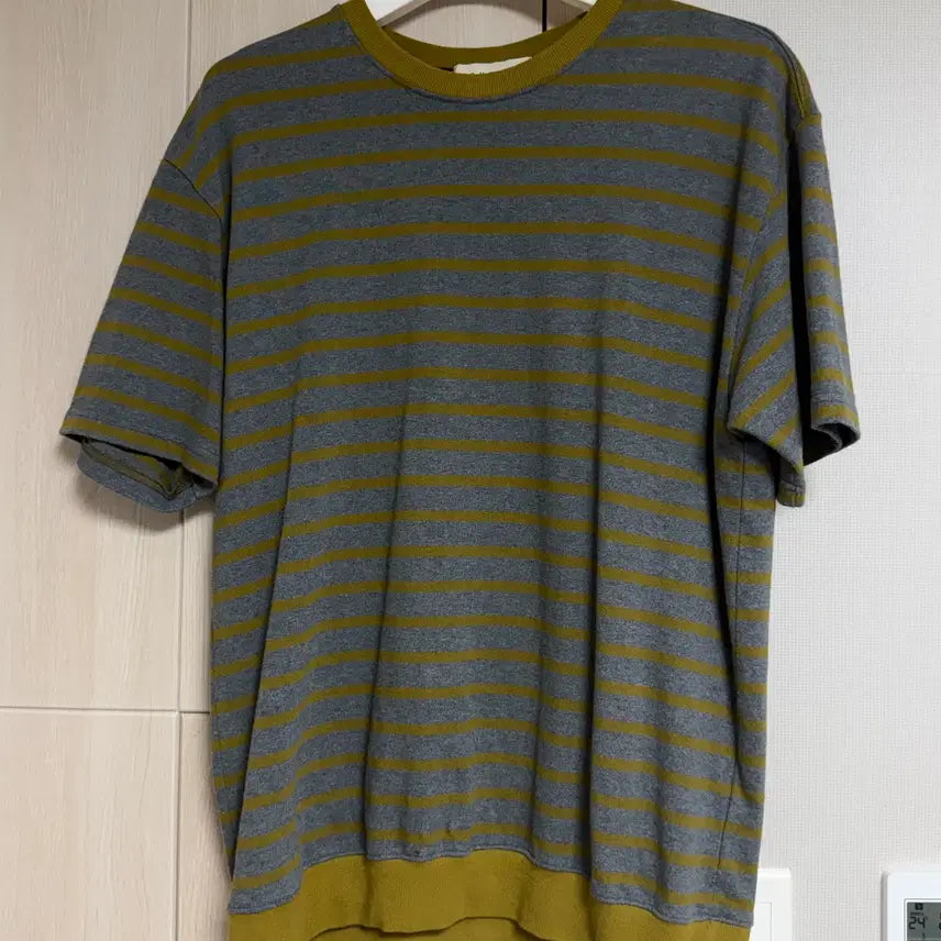 [SOLD OUT] 노운 stripe sweat t-shirts (charcoal)  1