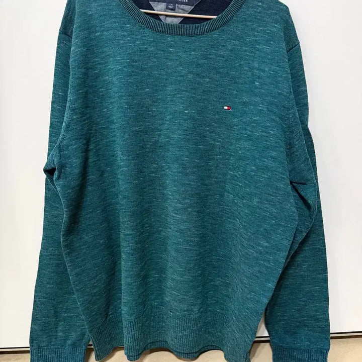 [BUNJANG] Tommy Hilfiger Men's Knit Sweater / 타미힐피거 정품 남성 니트 L 청록색