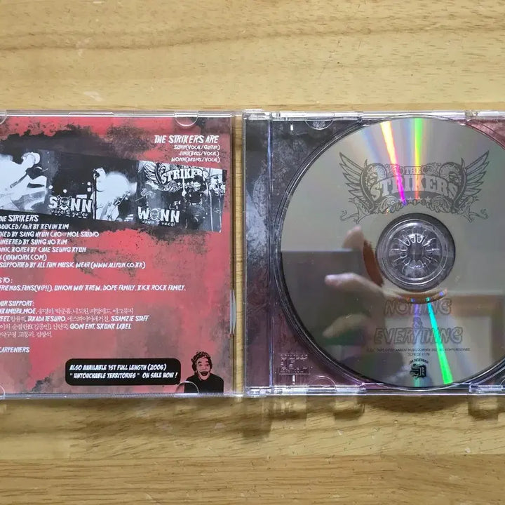 [BUNJANG] The Strikers Nothing &amp; Everything CD Album / CD 음반 The Strikers  Nothing &amp; Everything