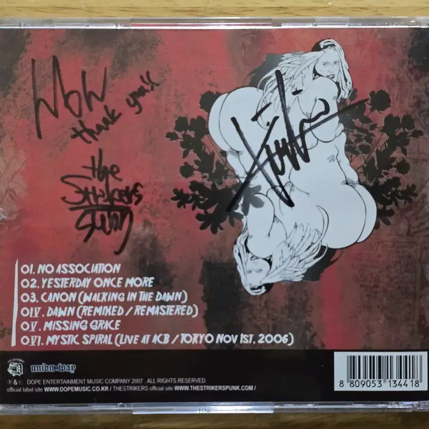 [BUNJANG] The Strikers Nothing &amp; Everything CD Album / CD 음반 The Strikers  Nothing &amp; Everything