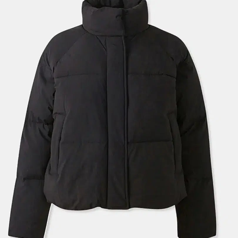 [BUNJANG] Spao Pastel Puffer Jacket - Black (M) / 텍포 스파오 파스텔푸퍼 블랙 M사이즈